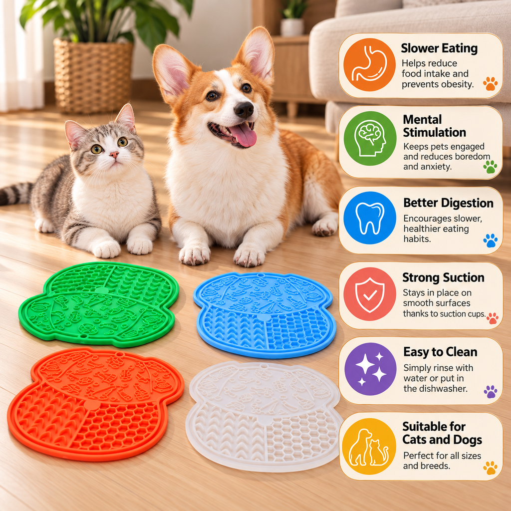 Kraftpaw lick mat for cats and dogs, view 2