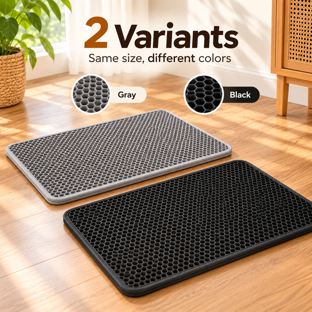 Kraftpaw double-layer cat litter mat, view 3